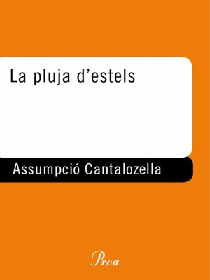 cover image of La pluja d'estels